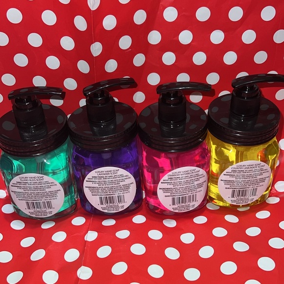 Pick 2 Mason Jar Luxury Hand Soap Bliss Lavender Lemonade Strawberry Watermelon - Picture 5 of 9